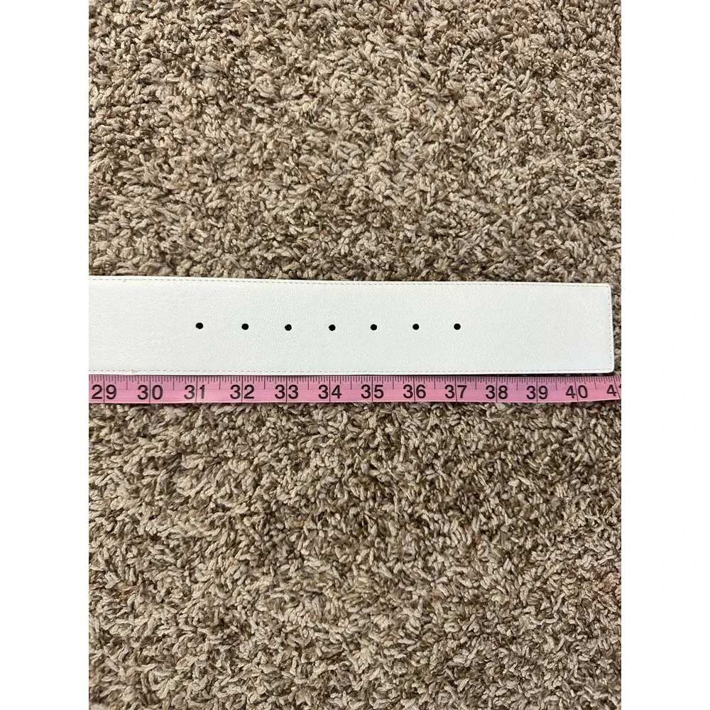 Giani Bernini Stretch Belt, White L/XL, MSRP $34.50 - Picture 5 of 6